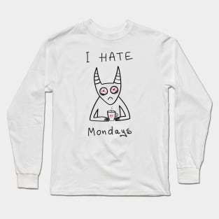 I hate Mondays - white ($ for SilverCord-VR) Long Sleeve T-Shirt